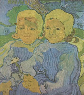 Vincent Van Gogh Two Children (nn04) oil painting image